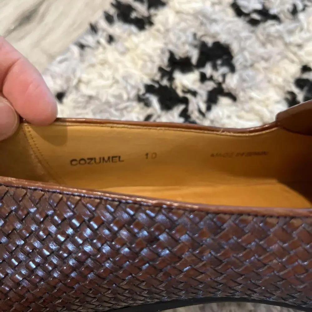 MEZLAN COZUMEL TASSEL MEN LOAFERS SIZE 10 MADE SPAIN GOOD PRE OWNED CONDITION!